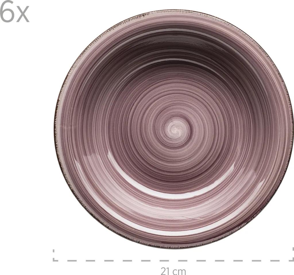 Mäser 931880 Kombiservice Lumaca Für 6 Personen, Steinzeug (1 Set, 30-teilig) 5 Mäser 931880 Kombiservice Lumaca Für 6 Personen, Steinzeug (1 Set, 30-teilig) – Bild 3