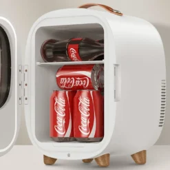 Baseus Mini Beauty Kühlschrank Für Kosmetik Reisekühlschrank Mit Heizung 8l 220V EU / 12V Weiß -Küchenbedarf Laden f913517610846f8f3a8cc1408ad12b25
