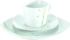 Ritzenhoff & Breker Kaffeeservice Geschirr Matti Porzellan Weiß 18-teilig