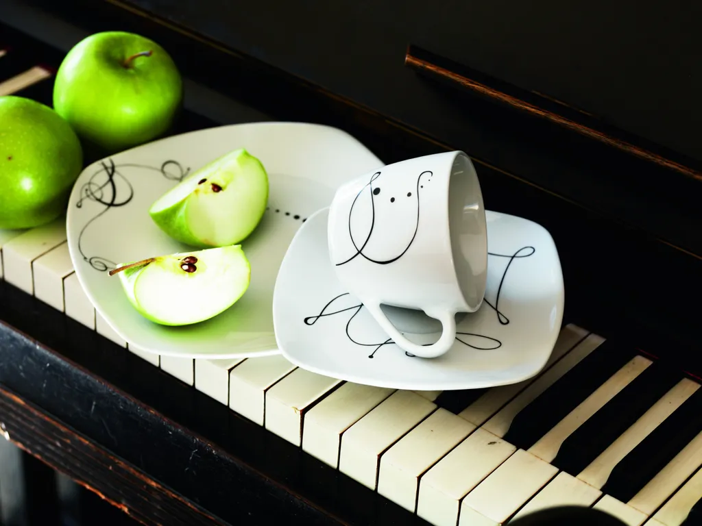 Mäser 921344 Chanson Kombiservice, Für 6 Personen, Weiß, 30-teilig (1 Set) 4 Mäser 921344 Chanson Kombiservice, Für 6 Personen, Weiß, 30-teilig (1 Set) – Bild 2