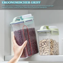 Vorratsdosen 2L Müslidosen Mit Messbecher BPA-frei Luftdicht Müsli Schüttdose Mit Deckel Kunststoff Vorratsbehälter Küche Aufbewahrungsbox Für Mehl Getreide Reis (Blau) 10 Vorratsdosen 2L Müslidosen Mit Messbecher BPA-frei Luftdicht Müsli Schüttdose Mit Deckel Kunststoff Vorratsbehälter Küche Aufbewahrungsbox Für Mehl Getreide Reis (Blau) -Küchenbedarf Laden fb70473f16712980e903a728991b0326