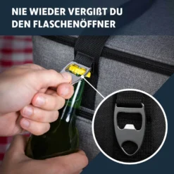 Obics - Kühltasche Gross Faltbar 30l Kuehlbox Isoliertasche Grau Für Essen In Tupperware Für Auto Mit Fächer Lunchtasche Camping Zubehör Für Picknick Essenstasche Isoliert Und Wasserdicht Für Arbeit -Küchenbedarf Laden fe21b5ca8f0b8482c70abd19b5082d29