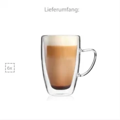 Sänger SÄNGER Doppelwandiges Cappuccino Gläser Set Mit Henkel 6 Teilig 11 Sänger SÄNGER Doppelwandiges Cappuccino Gläser Set Mit Henkel 6 Teilig -Küchenbedarf Laden fe2a5447460709e18e23cc7f6daf7664