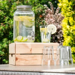 Getränkespender, Rund Aus Glas 3L -Küchenbedarf Laden ffc04a7de39727ea4624e64b7c8a089e